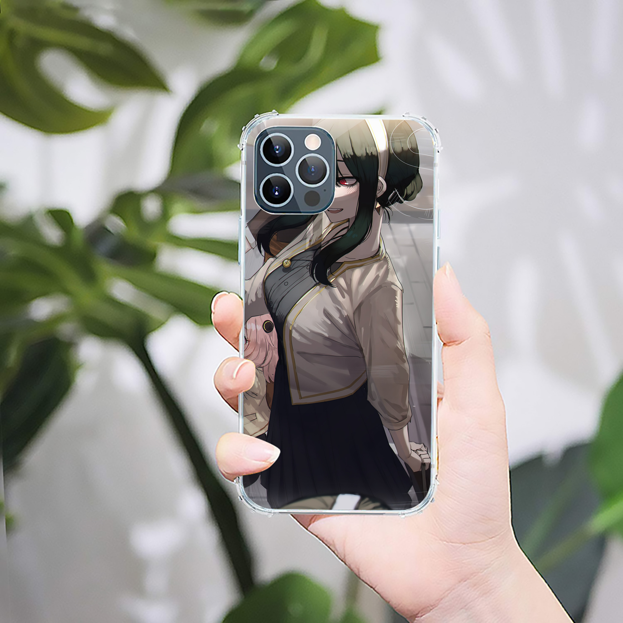 （画像用） SPY×FAMILY间谍家家酒 【iPhone 12シリーズ対応】透明スマホケース（クリアソフトケース）